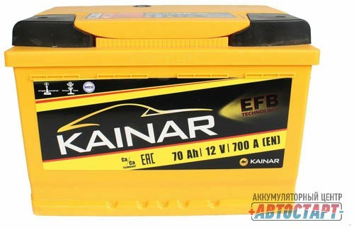 Аккумулятор KAINAR EFB 70Ah