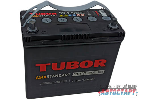 Аккумулятор Tubor Asia 50Ah п.п
