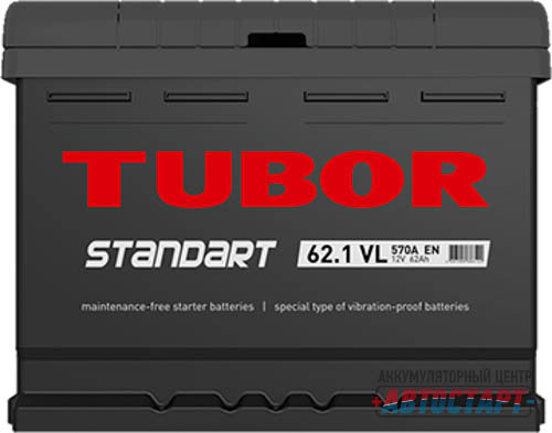 Аккумулятор Tubor Standart 62Ah