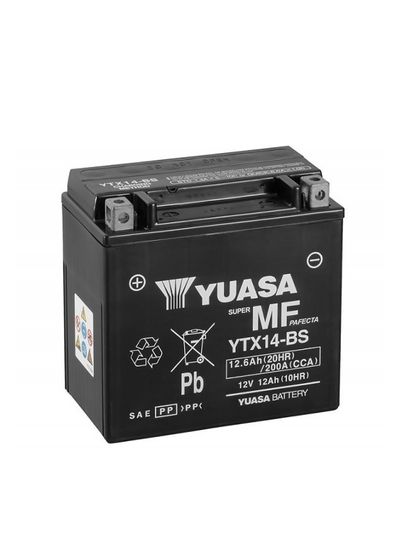 138 Аккумулятор Мотоциклетный YTX14-BS 12V 12Ah — изображение 1